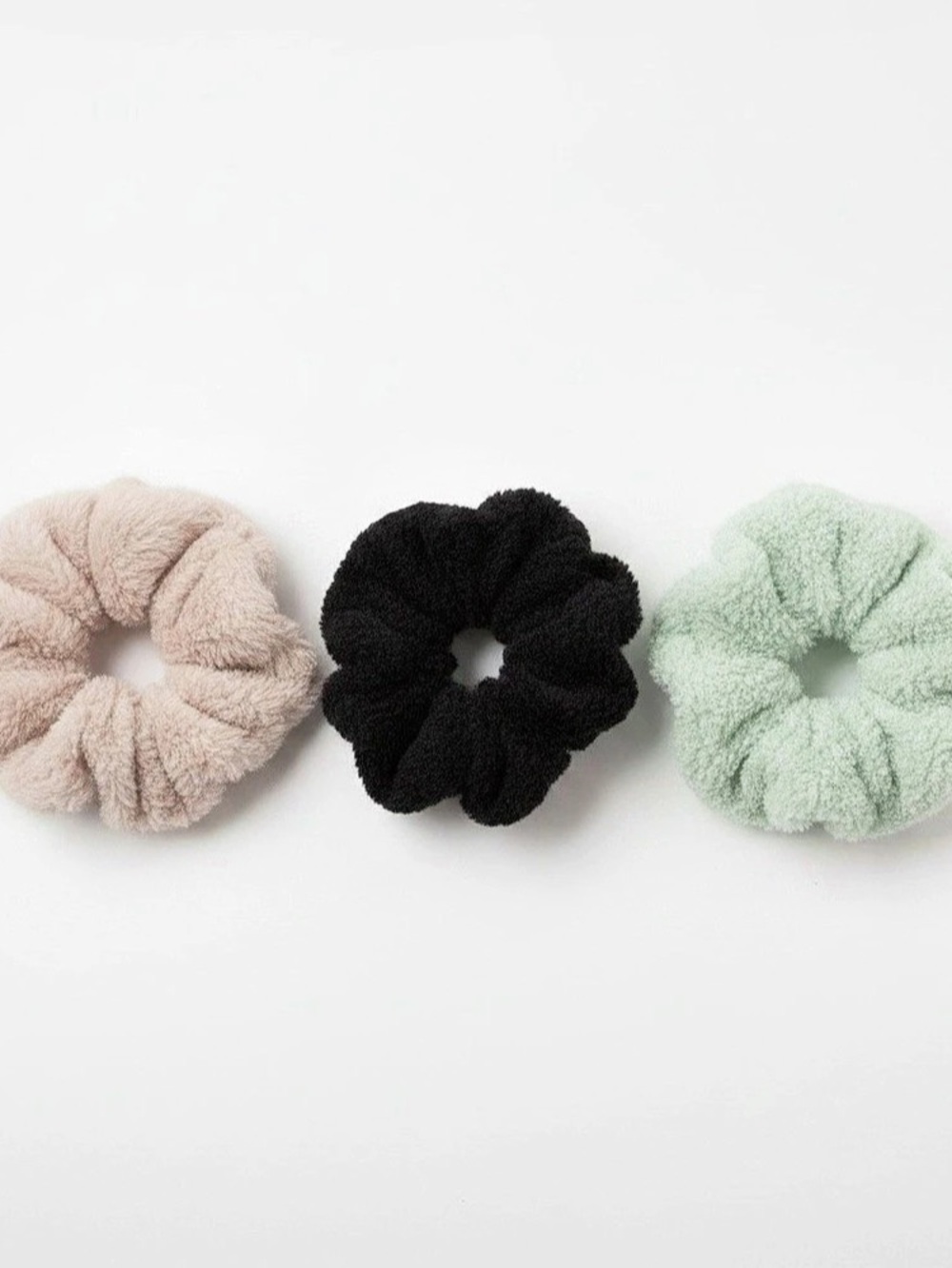 Plush Scrunchie Set of 3